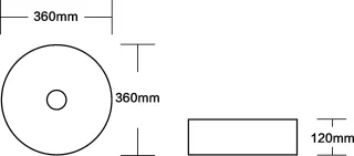 Раковина Milleau Miel MU7044A-EGG/MG золото